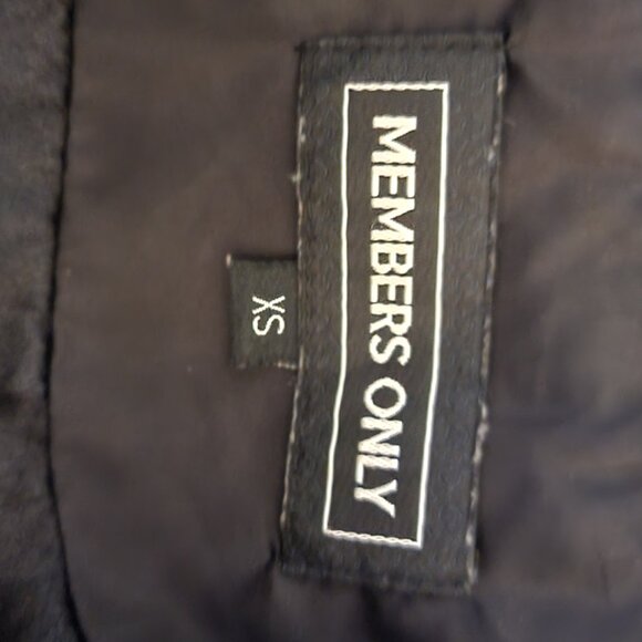 Members Only SATIN Women’s Iconic Racer Jacket Slim Fit Black - Picture 11 of 11